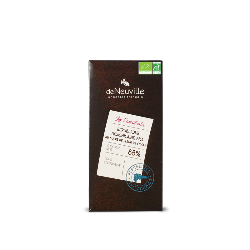 Chocolat noir BIO 88% République Dominicaine Hover