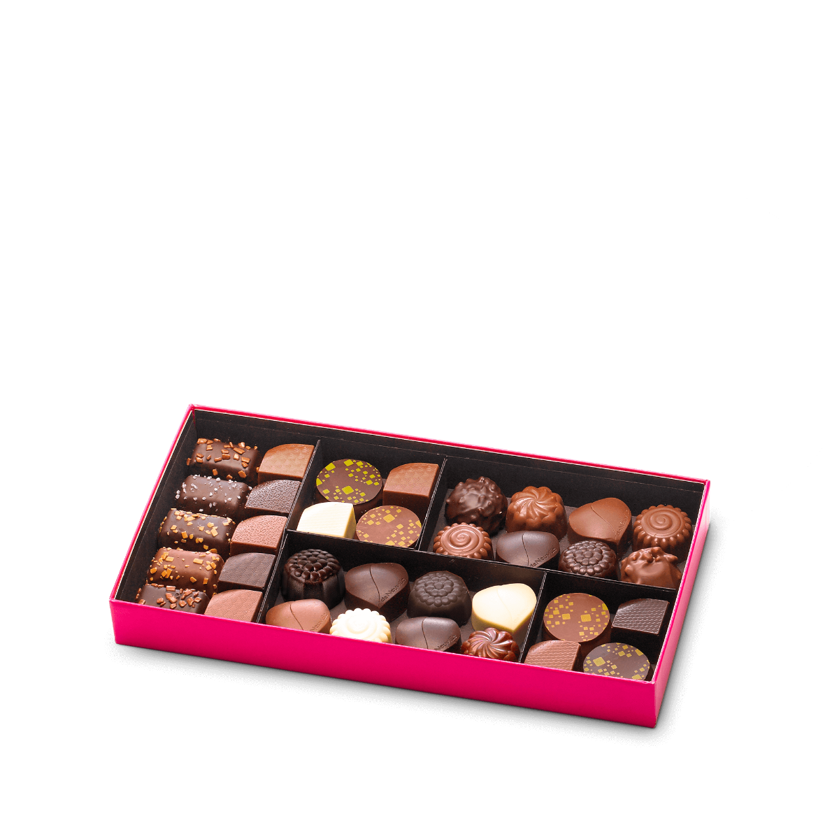 Grand coffret de chocolats Français Hover