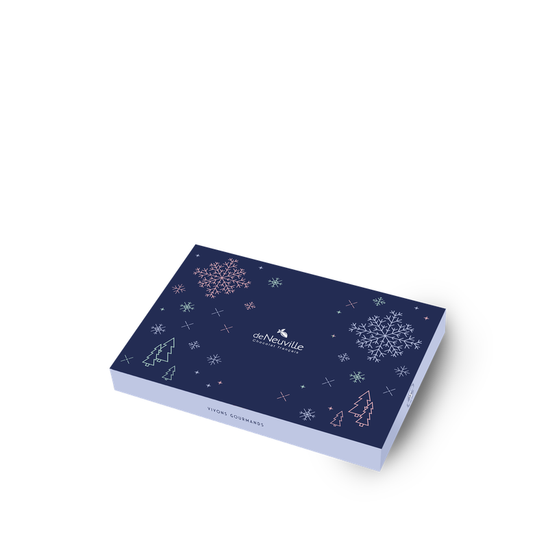 Boîte de chocolats de Noël Hover