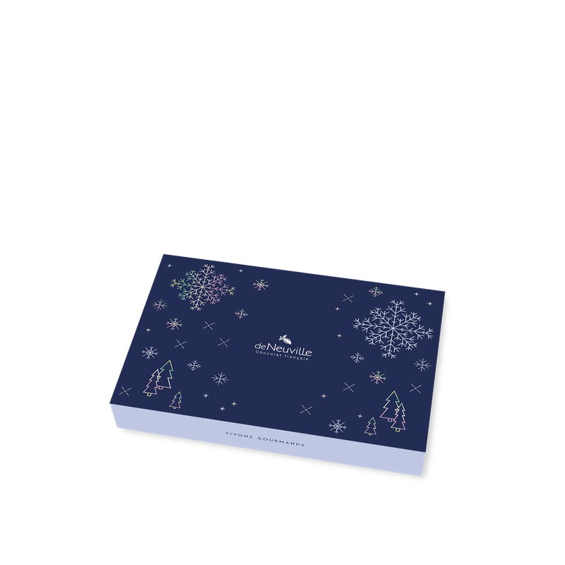 Grande Boîte de chocolats de Noël Hover