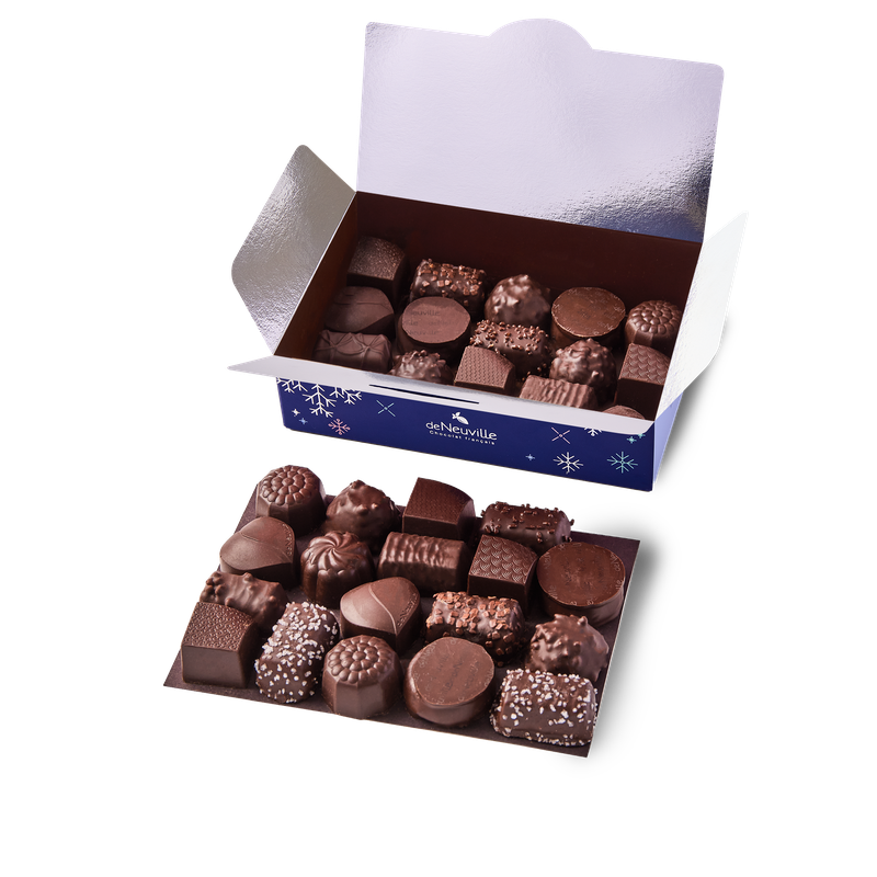 Ballotin de Noël 380g - chocolat noir Hover