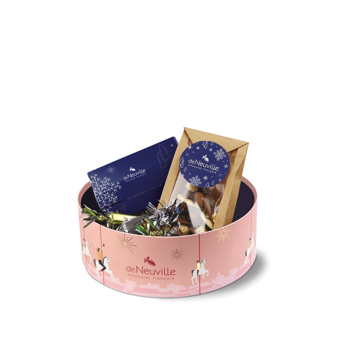 Boîte carrousel de Noël - L'inventive Hover