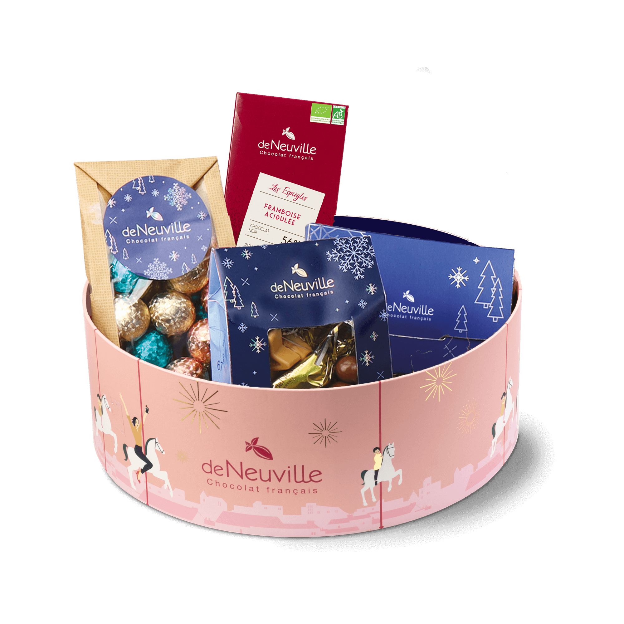 Boîte carrousel de Noël - La créative Hover