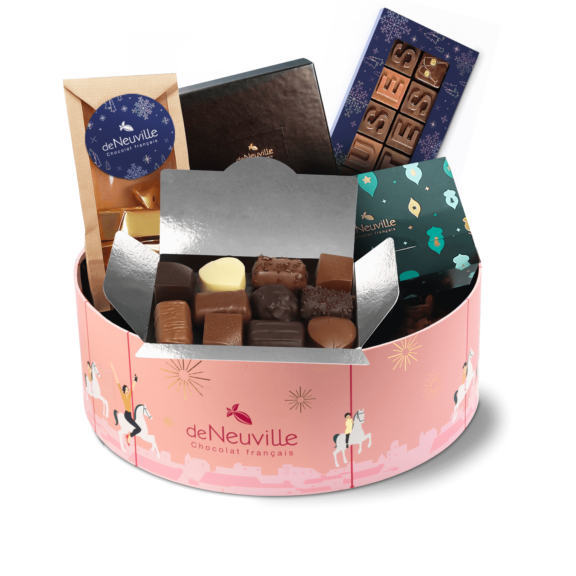 Boîte carrousel de Noël - L'audacieuse Hover