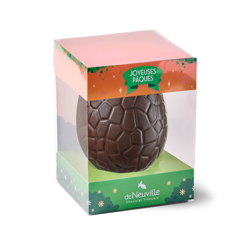 L'œuf de Pâques de 12cm - chocolat noir  Hover