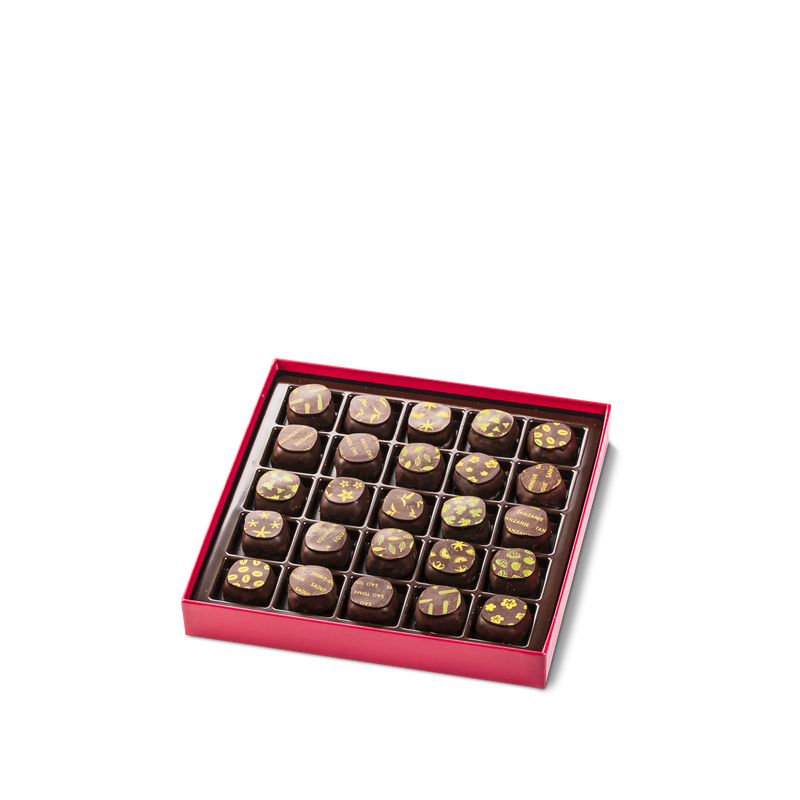 Coffret Initiation 25 ganaches noirs Hover