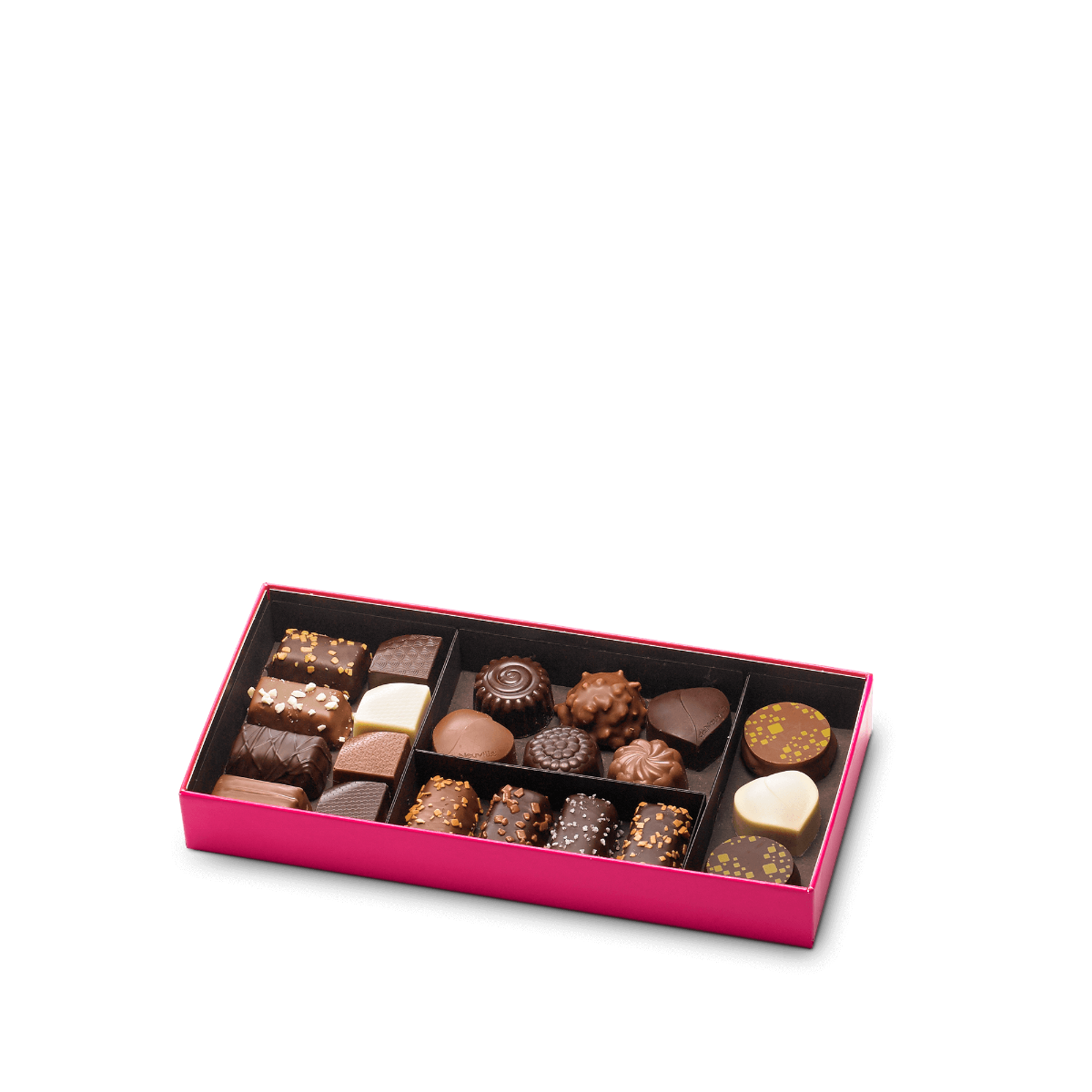 Petit coffret de chocolats Français Hover