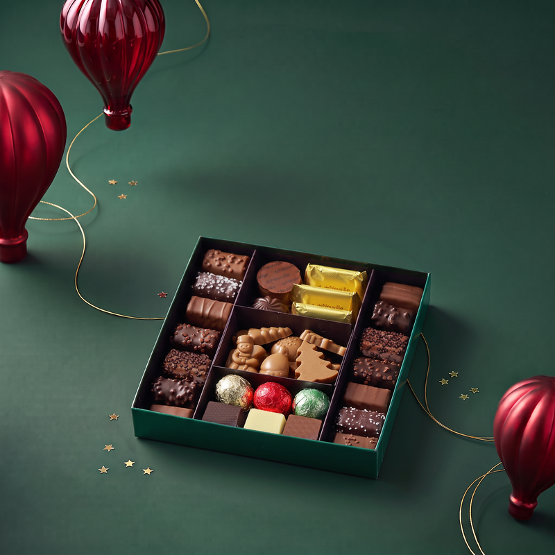 Coffret de Chocolats Festifs Hover