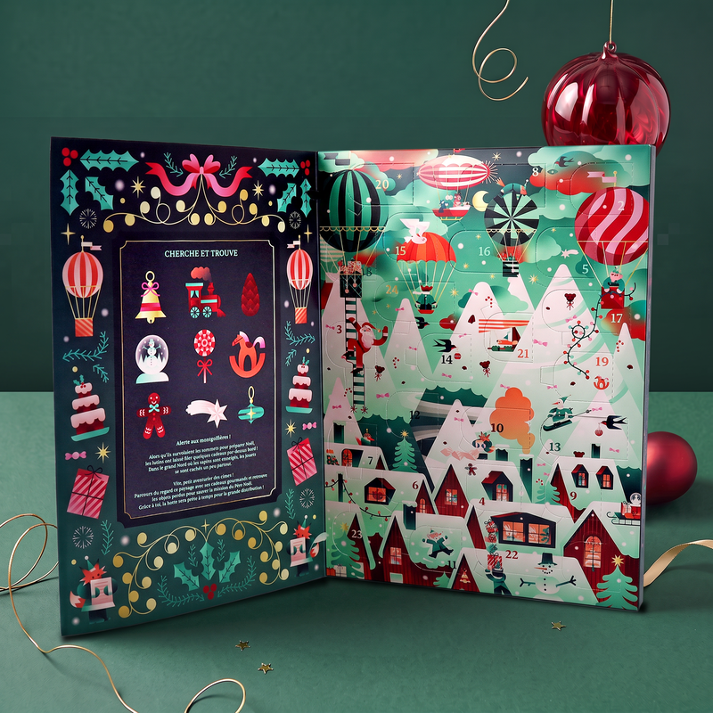 Calendrier de l'Avent Noël 2026 pour enfant Hover