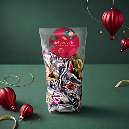 Sachet de papillotes de Noël au chocolat