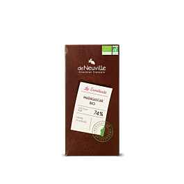Tablette Bio noir 74% Madagascar