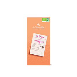 Tablette Bio lait 41%  Riz croustillant