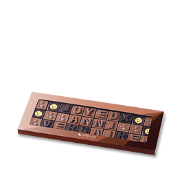 Message chocolat - "Joyeux Anniversaire"