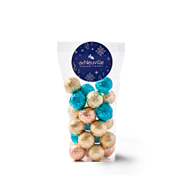 Sachet de boules pliées de Noël au chocolat
