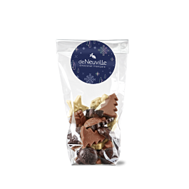 Sachet de petits chocolats de Noël