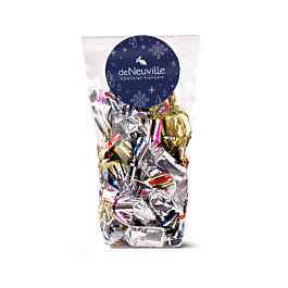 Sachet de papillotes de Noël au chocolat