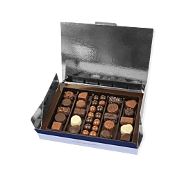 Boîte de chocolats de Noël