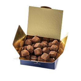 Coffret de truffes chocolat noir