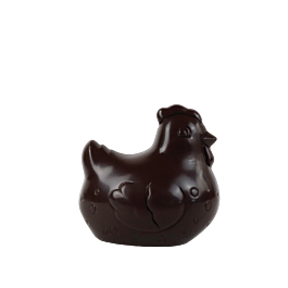 Poule de Pâques - chocolat noir