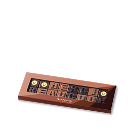 Message chocolat - "Merci Beaucoup"