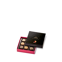 Coffret Initiation 9 ganaches  noirs et lait