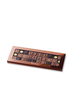 Message chocolat - "Joyeux Anniversaire"