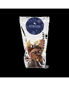 Sachet de petits chocolats de Noël