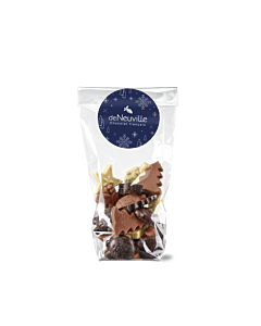 Sachet de petits chocolats de Noël
