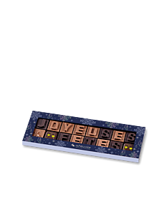 Message chocolat - Joyeuses fêtes